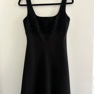 Beaded Babydoll Dress Laundry by Shelli Segal